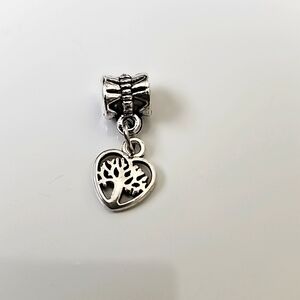 TREE OF LIFE heart Charm for Charm Bracelet Fits Pandora Tibeten alloys